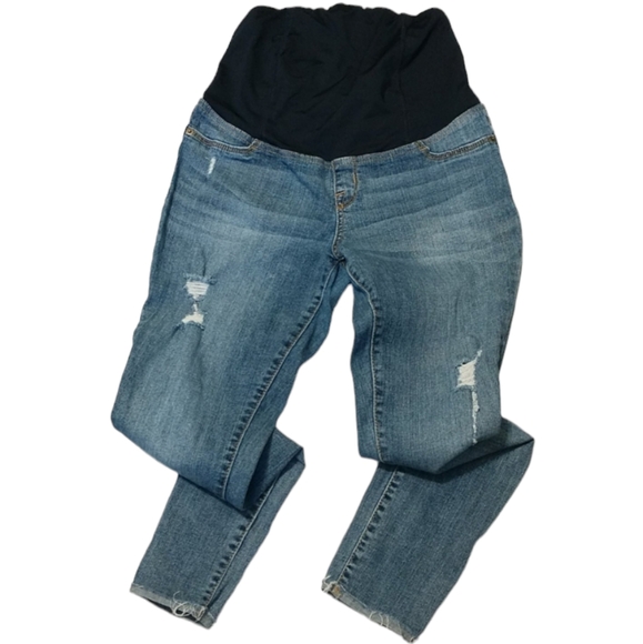 Isabel Maternity by Ingrid & Isabel Denim - Isabel Maternity Skinny Distressed Jeans sz 4
